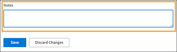 Schedule Appointment window with yellow highlight box around the Notes textbox.